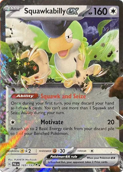 SQUAWKABILLY EX PAL ES 169/193