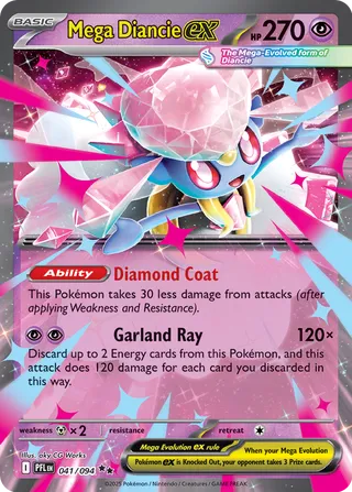 MEGA DIANCIE EX PFL LA 041/094