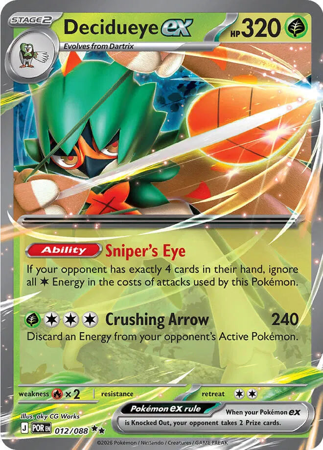 DECIDUEYE EX POR EN 012/088