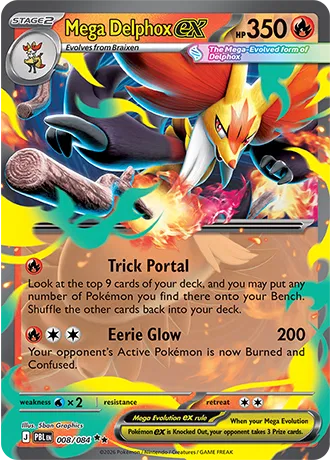 MEGA DELPHOX EX PBL LA 008/084