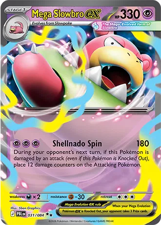 MEGA SLOWBRO EX PBL LA 031/084