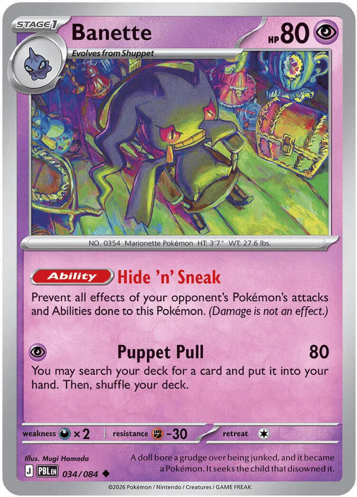 BANETTE PBL LA 034/084