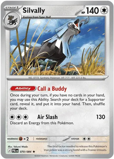SILVALLY PBL LA 067/084 DECK EXCLUSIVE