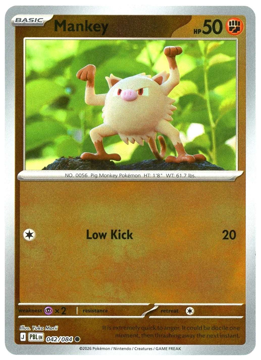 MANKEY PBL LA 042/084 REVERSE HOLOFOIL