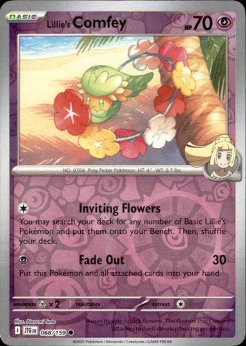 COMFEY JTG EN 068/159 REVERSE HOLOFOIL